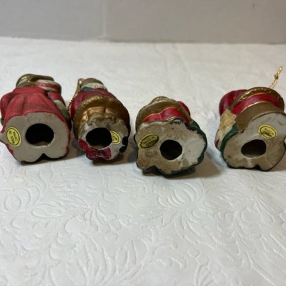 4 Piece Set Santa Christmas Standing Figurine Ornaments - Picture 8 of 8